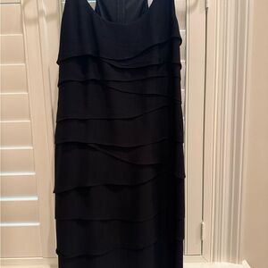 Shoshanna Black Tiered Mini Dress